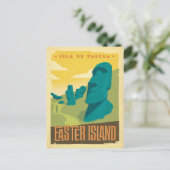 Osterinsel, Chile Postkarte (Stehend Vorderseite)
