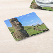 Osterinsel, Chile Rechteckiger Pappuntersetzer (angewinkelt)