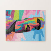 Osterinsel England Pop Kunst, Dichtung und Musik Puzzle (Horizontal)