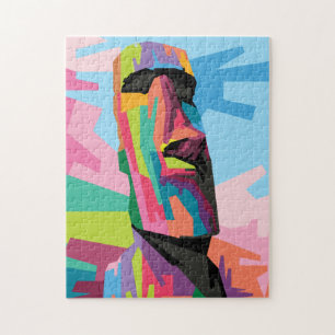 Osterinsel England Pop Kunst Puzzle