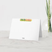 Osterinsel Familienurlaub Feiertagskarte (Rückseite)