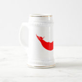 Osterinsel-Flagge Bierglas (Vorderseite Links)