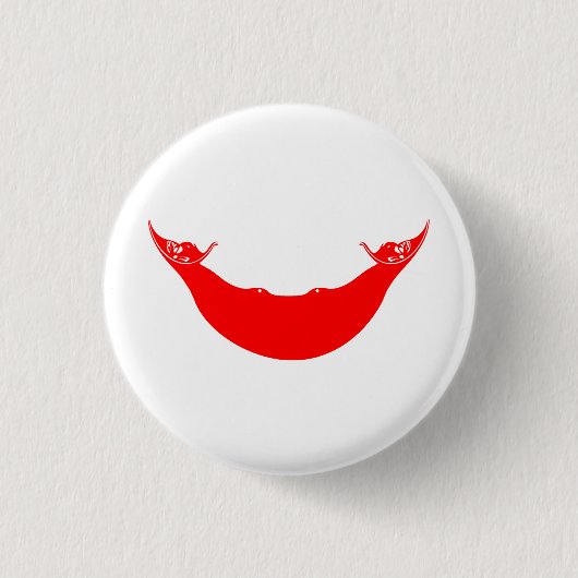 Osterinsel-Flagge Button (Vorderseite)