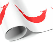 Osterinsel-Flagge Geschenkpapier (Rolleneckpunkt)