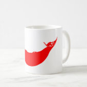 Osterinsel-Flagge Kaffeetasse (VorderseiteRechts)