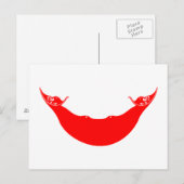 Osterinsel-Flagge Postkarte (Vorne/Hinten)