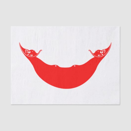 Osterinsel-Flagge Seidenpapier (Vorderseite)