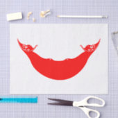 Osterinsel-Flagge Seidenpapier (Handwerk)