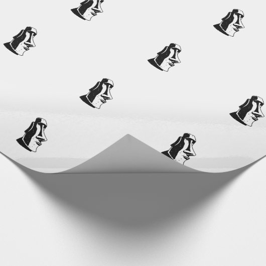 Osterinsel-Kopf Geschenkpapier (Ecke)