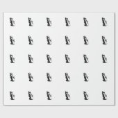 Osterinsel-Kopf Geschenkpapier (Flach)