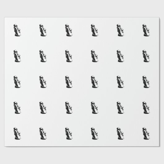 Osterinsel-Kopf Geschenkpapier (Flach)