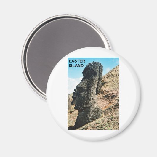 Osterinsel Magnet (Vorderseite/Rückseite)