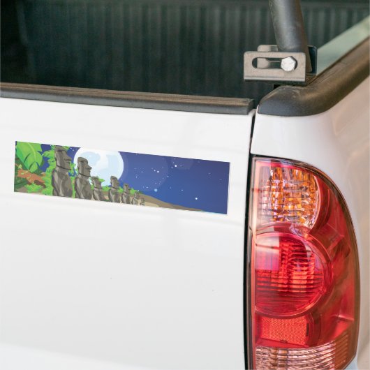 Osterinsel Moai Autoaufkleber (Auf Lkw)