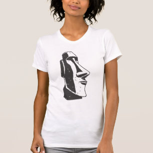 Osterinsel Moai Hauptstatue T-Shirt