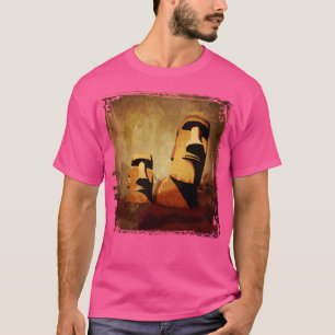 Osterinsel Moai Heads T-Shirt