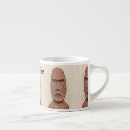 Osterinsel Moai Kopf Thunder_Cove Espressotasse (Rechts)