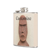 Osterinsel Moai Kopf Thunder_Cove Flachmann (Links)