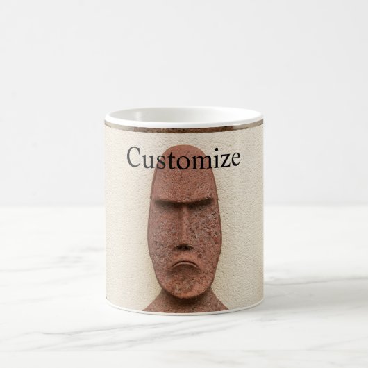 Osterinsel Moai Kopf Thunder_Cove Kaffeetasse (Mittel)