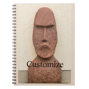 Osterinsel Moai Kopf Thunder_Cove Notizblock
