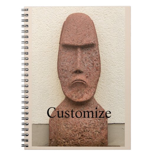 Osterinsel Moai Kopf Thunder_Cove Notizblock (Vorderseite)