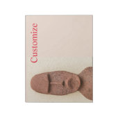 Osterinsel Moai Kopf Thunder_Cove Notizblock (Rotiert)