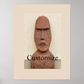 Osterinsel Moai Kopf Thunder_Cove Poster (Vorne)