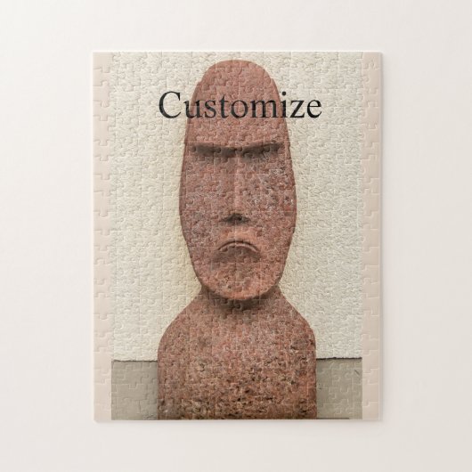 Osterinsel Moai Kopf Thunder_Cove Puzzle (Vertikal)