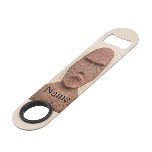 Osterinsel Moai Kopf Thunder_Cove Speed Flaschenöffner (Vorderseite Schrägansicht)