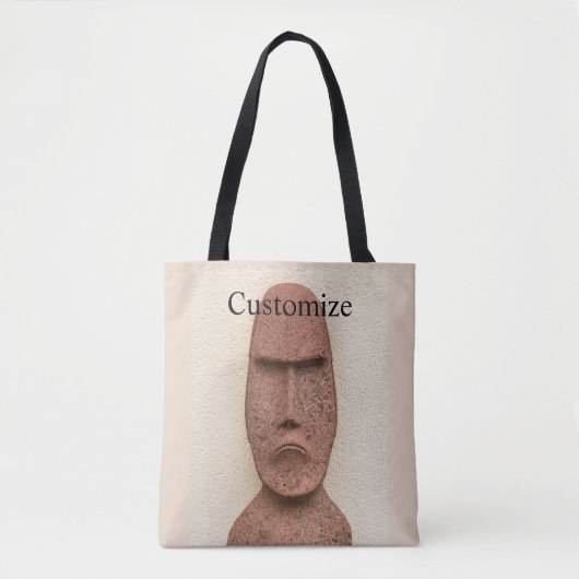 Osterinsel Moai Kopf Thunder_Cove Tasche (Vorderseite)
