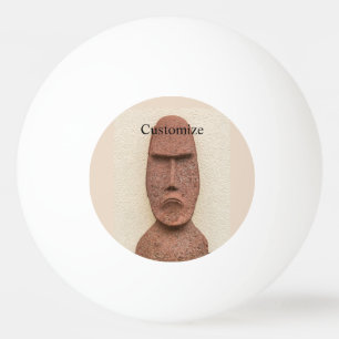 Osterinsel Moai Kopf Thunder_Cove Tischtennisball