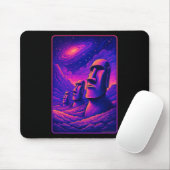 Osterinsel Moai Köpfe - Rapa Nui Alien Galaxy A Mousepad (Mit Mouse)