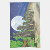 Osterinsel Moai Küchentuch (Vertikal)