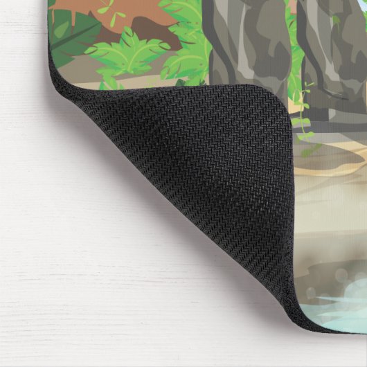 Osterinsel Moai Mousepad (Ecke)