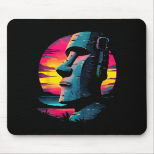 Osterinsel Moai Mousepad