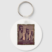 Osterinsel Moai Schlüsselanhänger (Vorderseite)