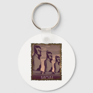 Osterinsel Moai Schlüsselanhänger