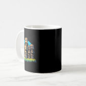 Osterinsel-Ostertag der Moai Heads Niedlich Kaffeetasse (Vorderseite Links)