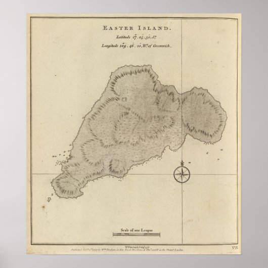 Osterinsel Poster (Vorne)