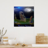 Osterinsel-Poster Poster (Küche)
