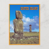 Osterinsel Postkarte (Vorderseite)