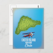 Osterinsel Rapi Nuii Karte (Vorne/Hinten)