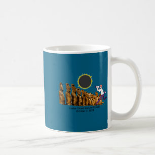 Osterinsel ringförmige Sonnenfinsternis T-Shirt Kaffeetasse
