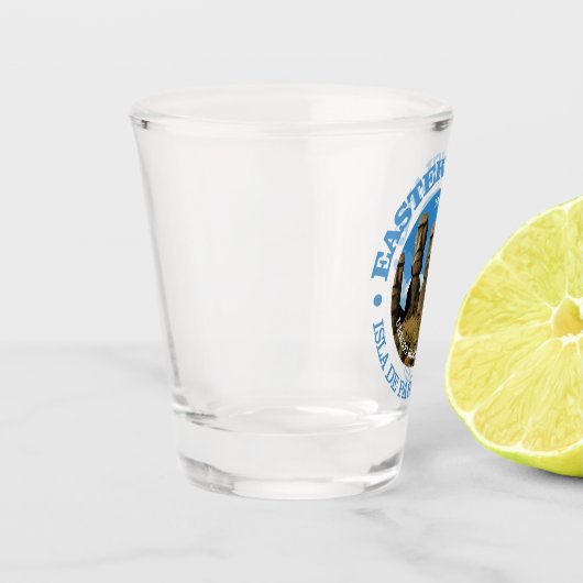 Osterinsel Schnapsglas (Links)