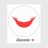 Osterinselflagge Aufkleber (Blatt)