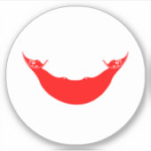 Osterinselflagge Aufkleber (Vorderseite)