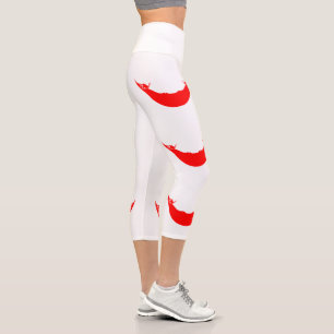 Osterinselflagge Capri Leggings