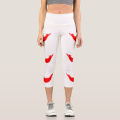 Osterinselflagge Capri Leggings (Vorderseite)