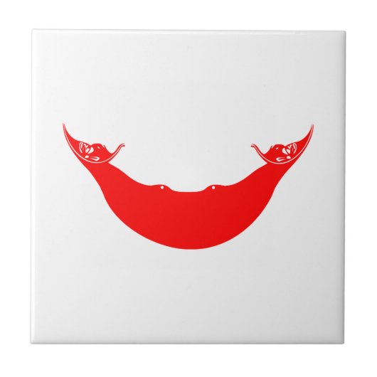 Osterinselflagge Fliese (Vorderseite)