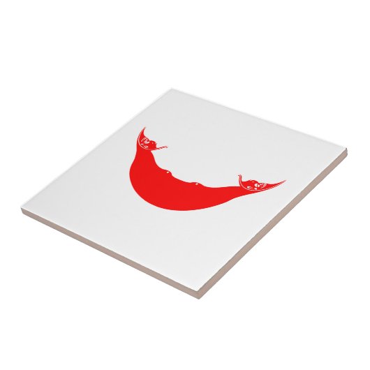 Osterinselflagge Fliese (Seite)