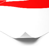 Osterinselflagge Fotodruck (Ecke)